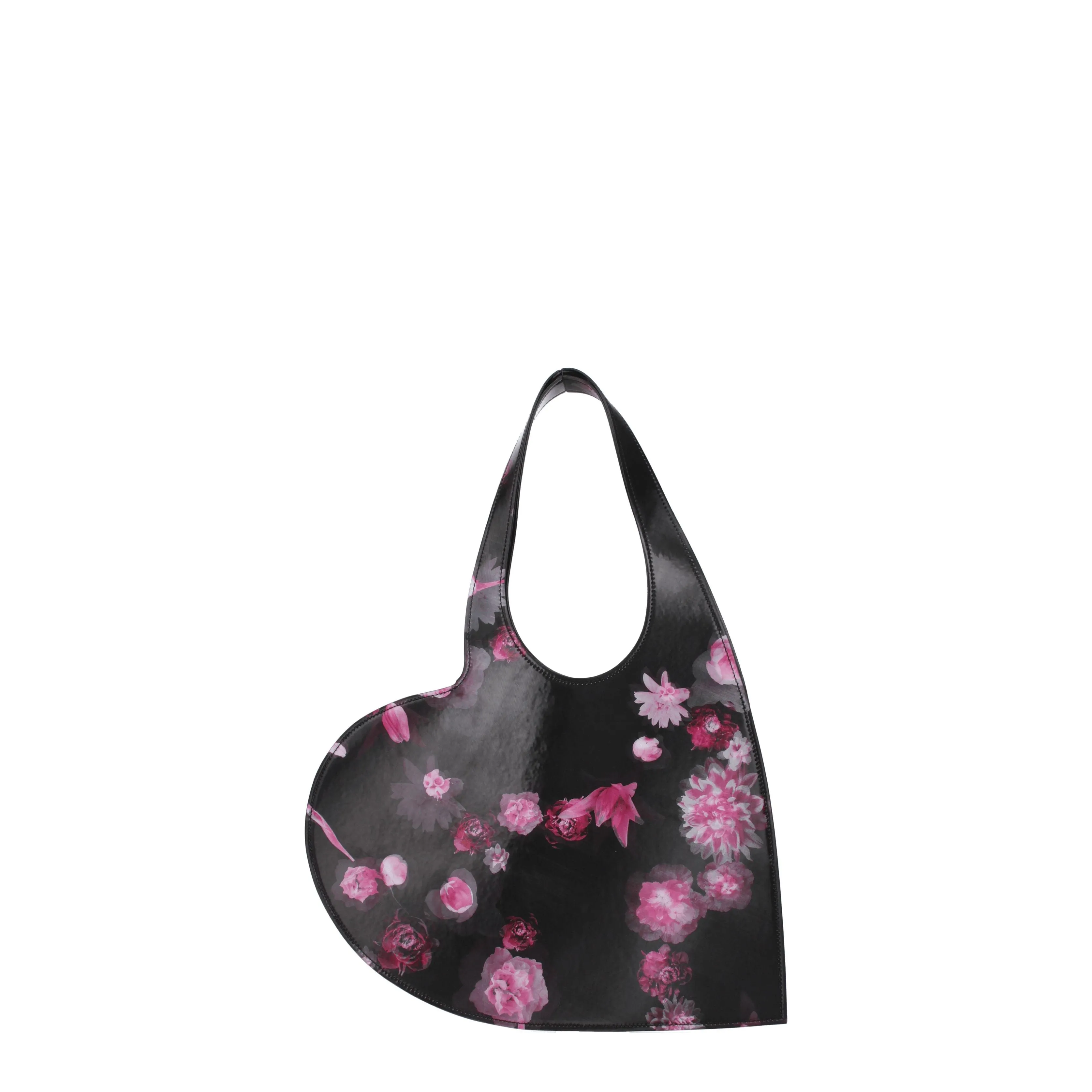 Coperni Borse a Spalla Holographic Donna Poliuretano Nero/Rosa