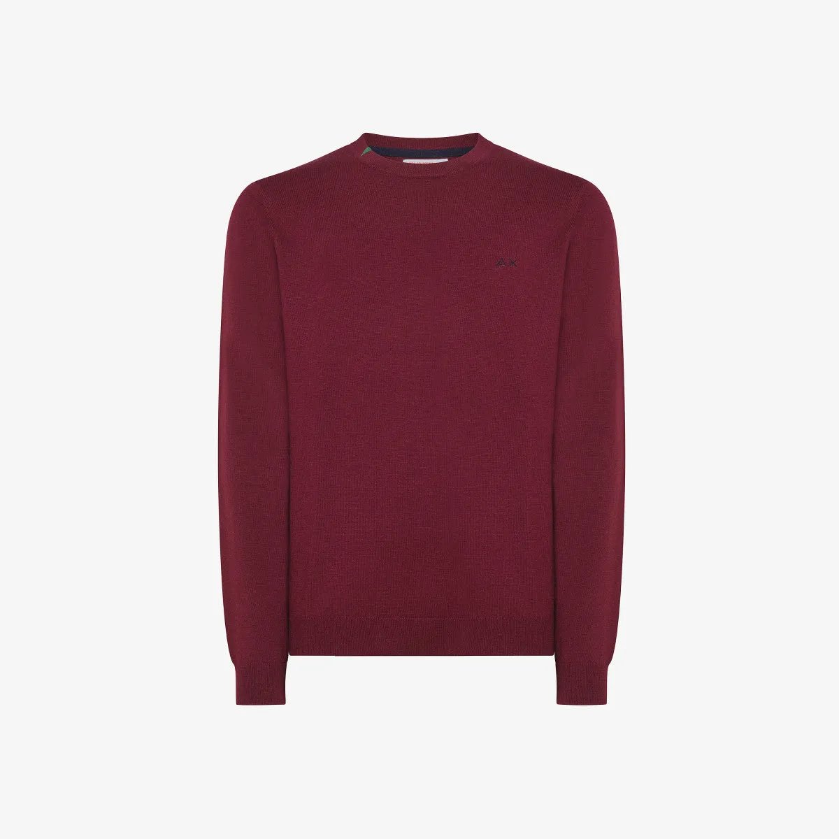 Crewneck Sweater with Logo / Bordeaux