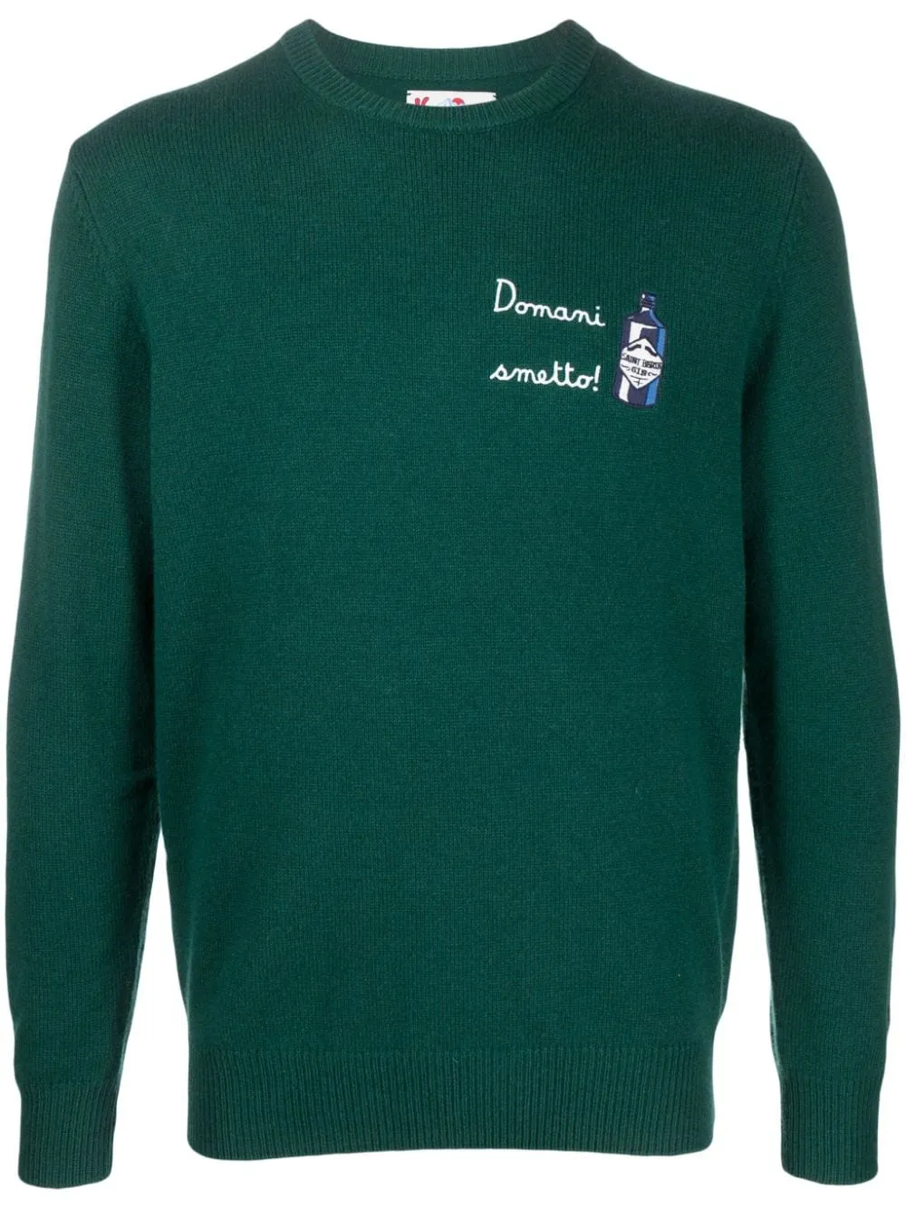 Crewneck Sweater with Logo / Green