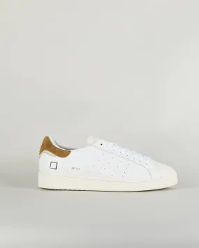 DATE Sneakers Base Calf White-Cuoio D.A.T.E.