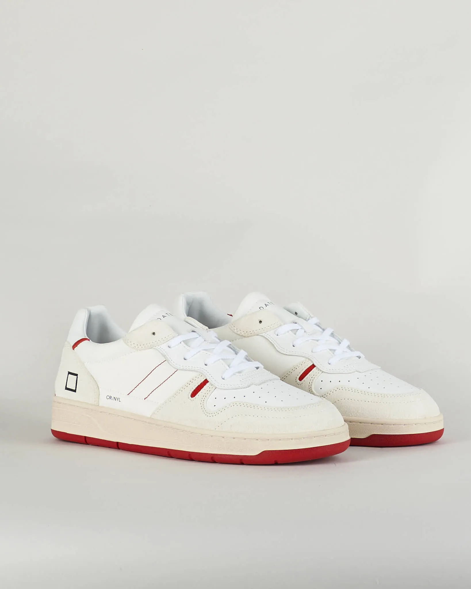 DATE Sneakers Court 2.0 Nylon White-Red D.A.T.E.