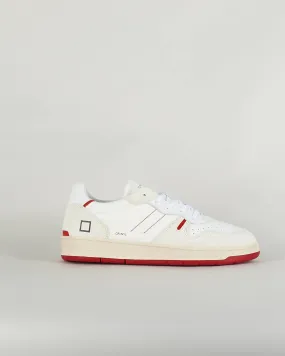 DATE Sneakers Court 2.0 Nylon White-Red D.A.T.E.