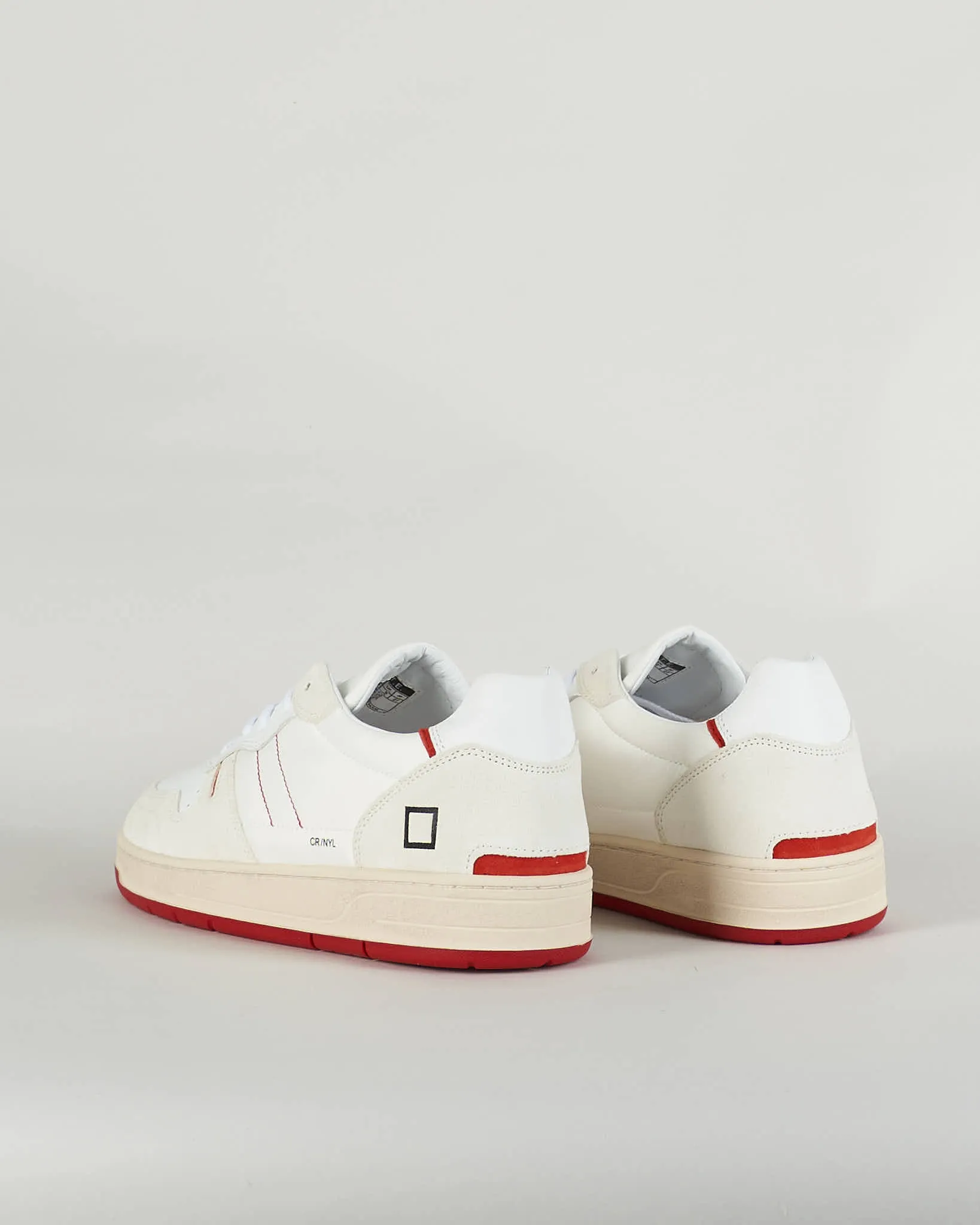 DATE Sneakers Court 2.0 Nylon White-Red D.A.T.E.