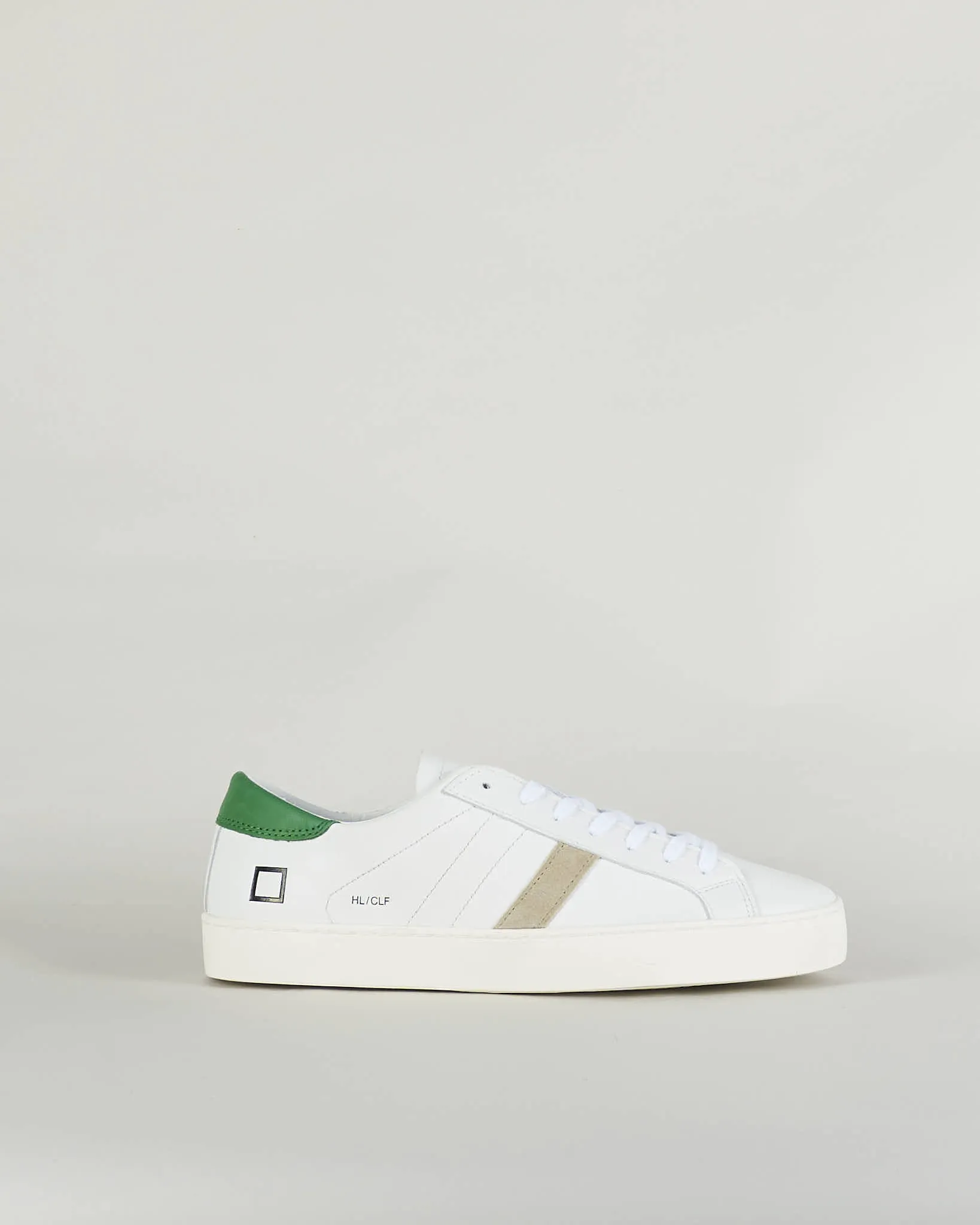 DATE Sneakers Hill Low White-Green D.A.T.E: