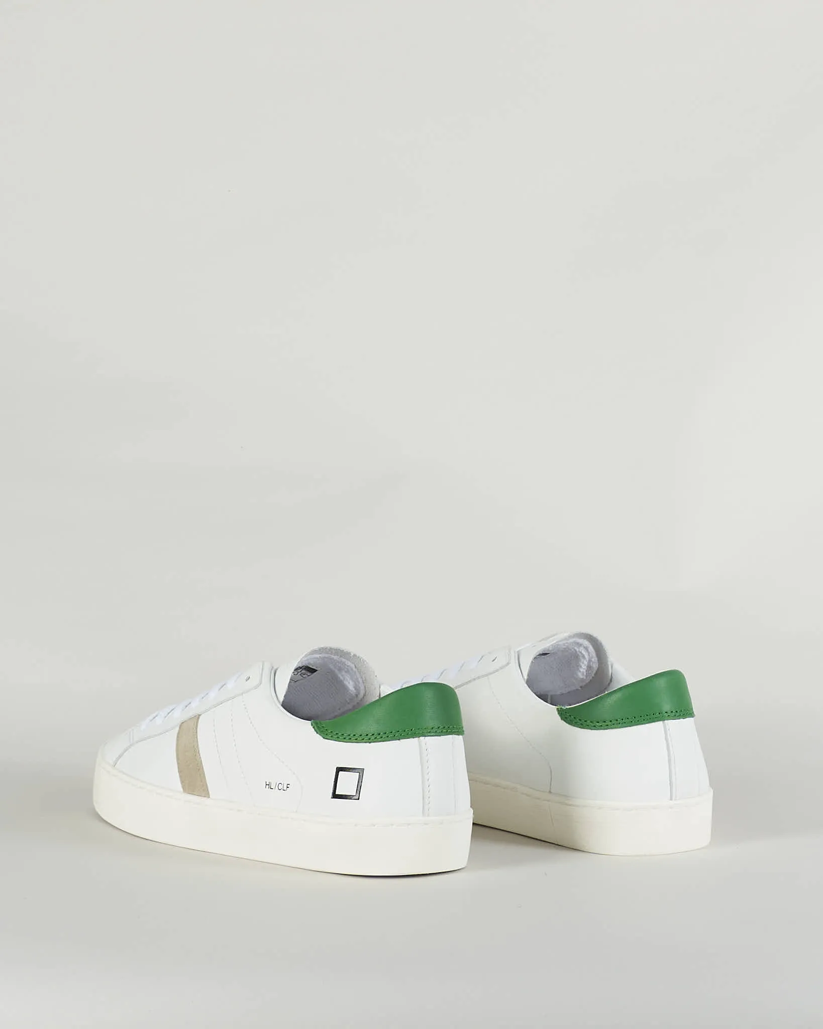 DATE Sneakers Hill Low White-Green D.A.T.E: