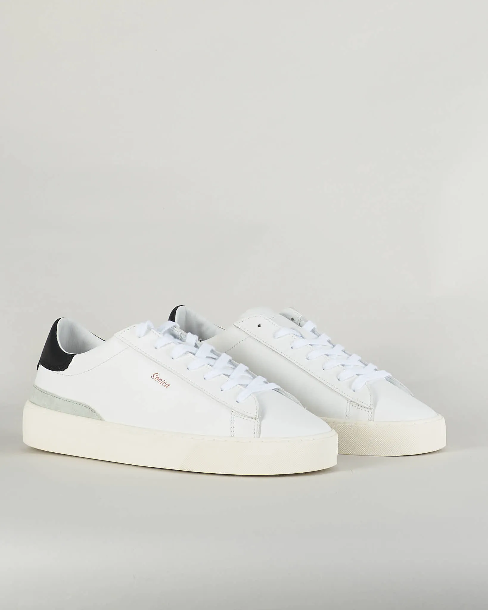 DATE Sneakers Sonica Calf White-Black D.A.T.E.