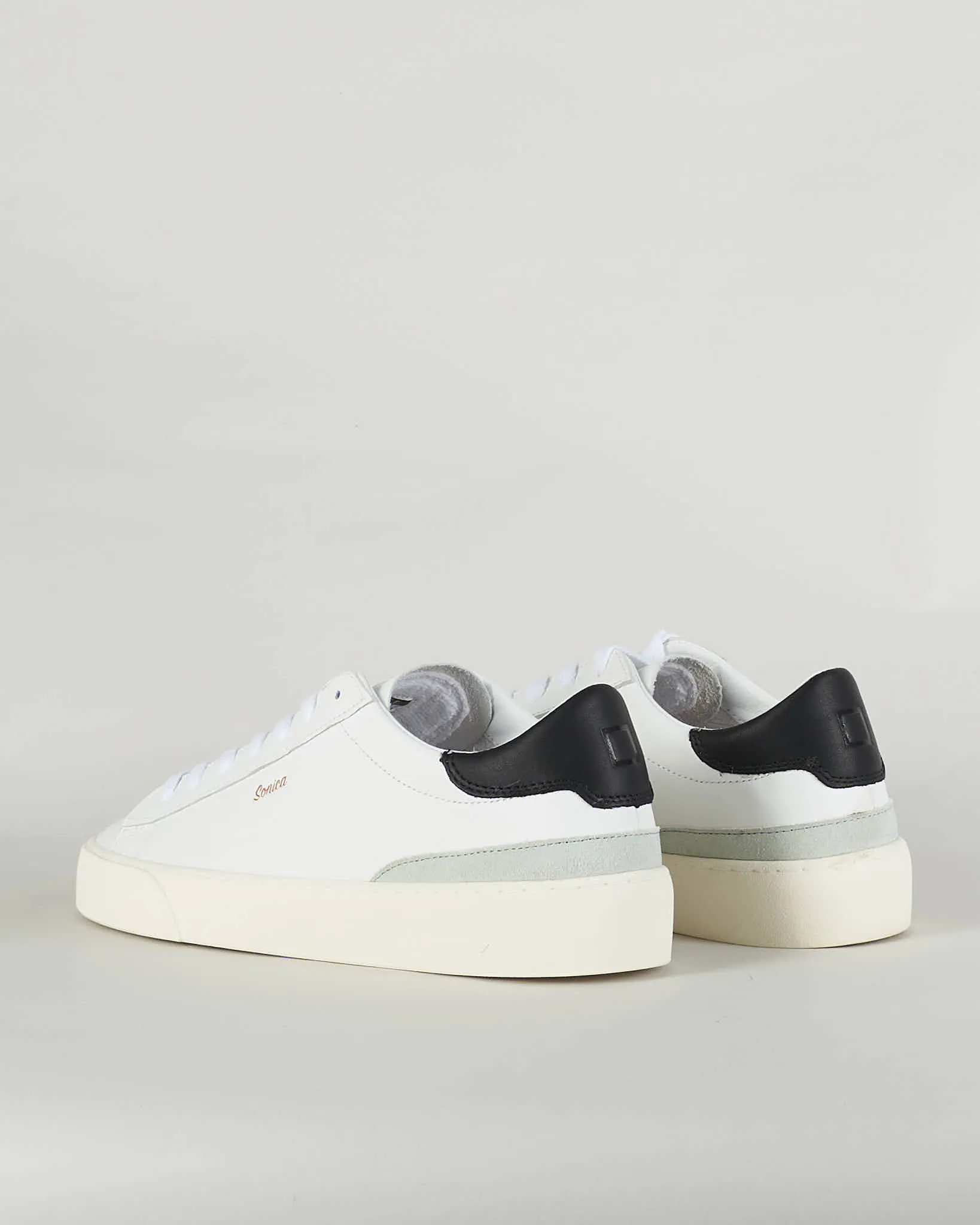 DATE Sneakers Sonica Calf White-Black D.A.T.E.