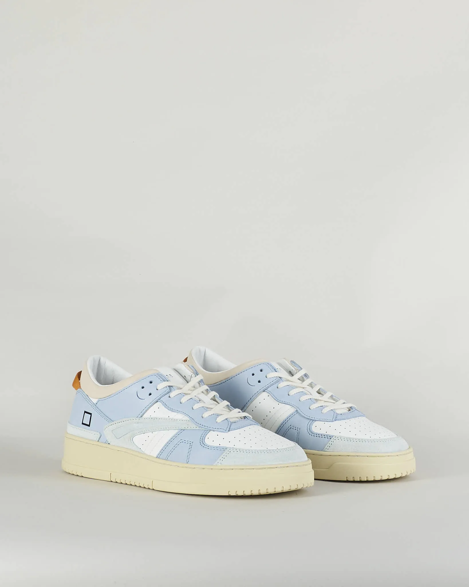 DATE Sneakers Torneo Bicolor White-Sky D.A.T.E.