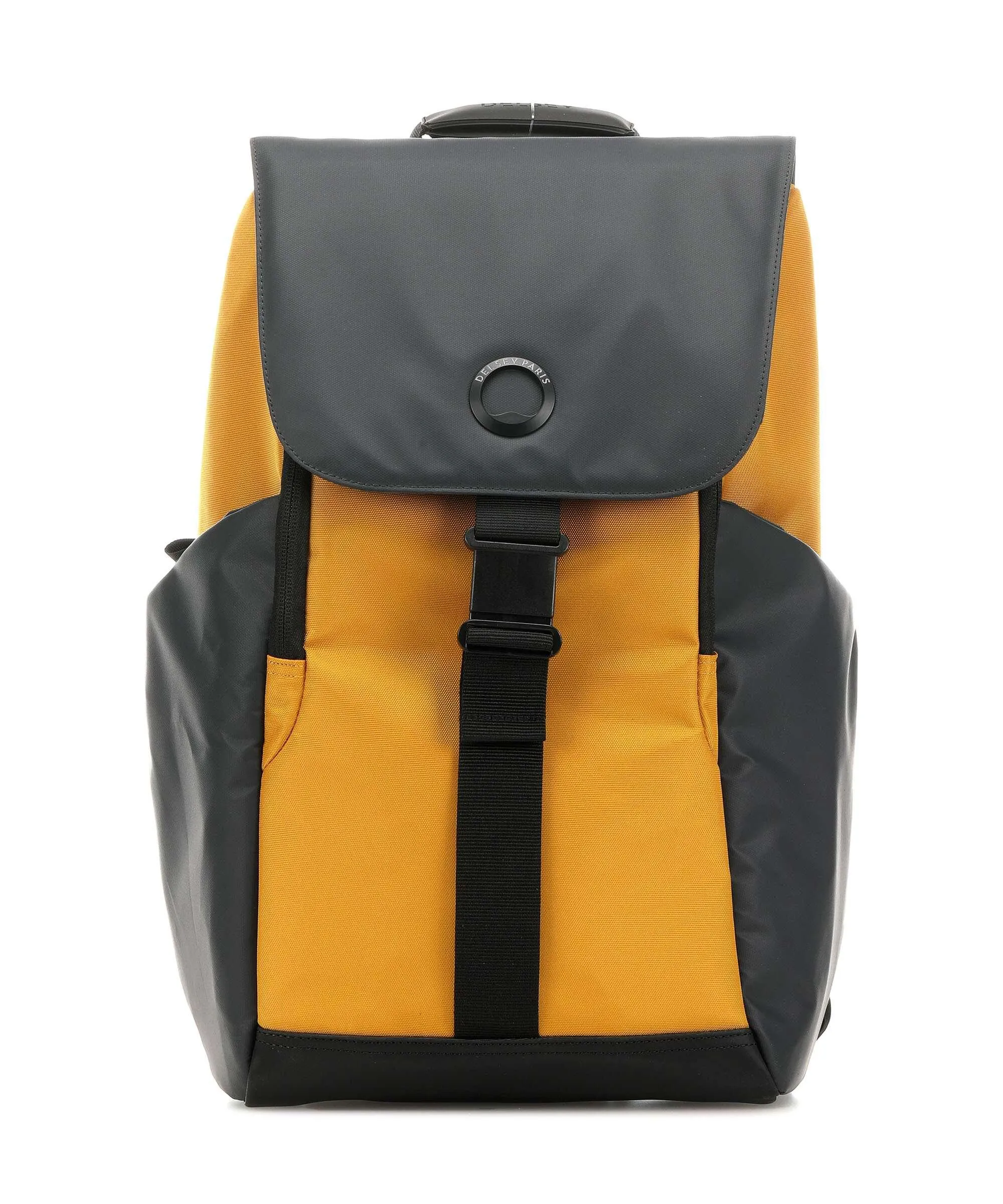  Delsey Paris Securflap Zaino 15″ poliestere grigio/giallo  