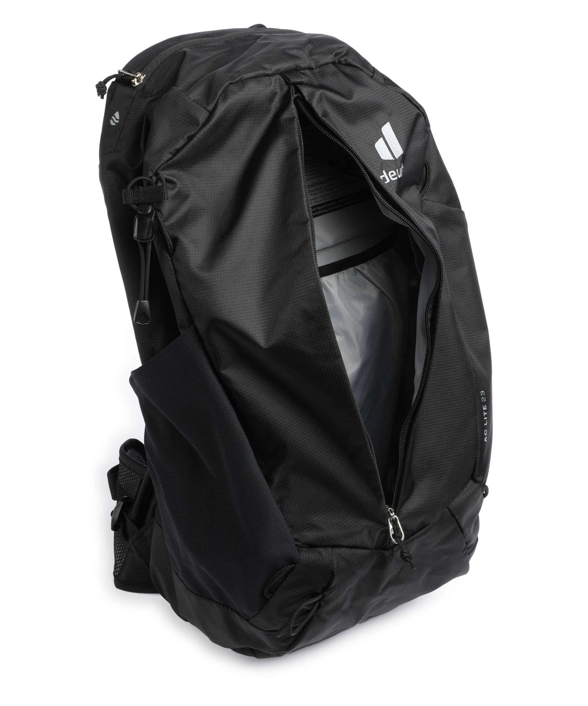  Deuter AC Lite 23 Zaino montagna polyester ripstop riciclato nero  