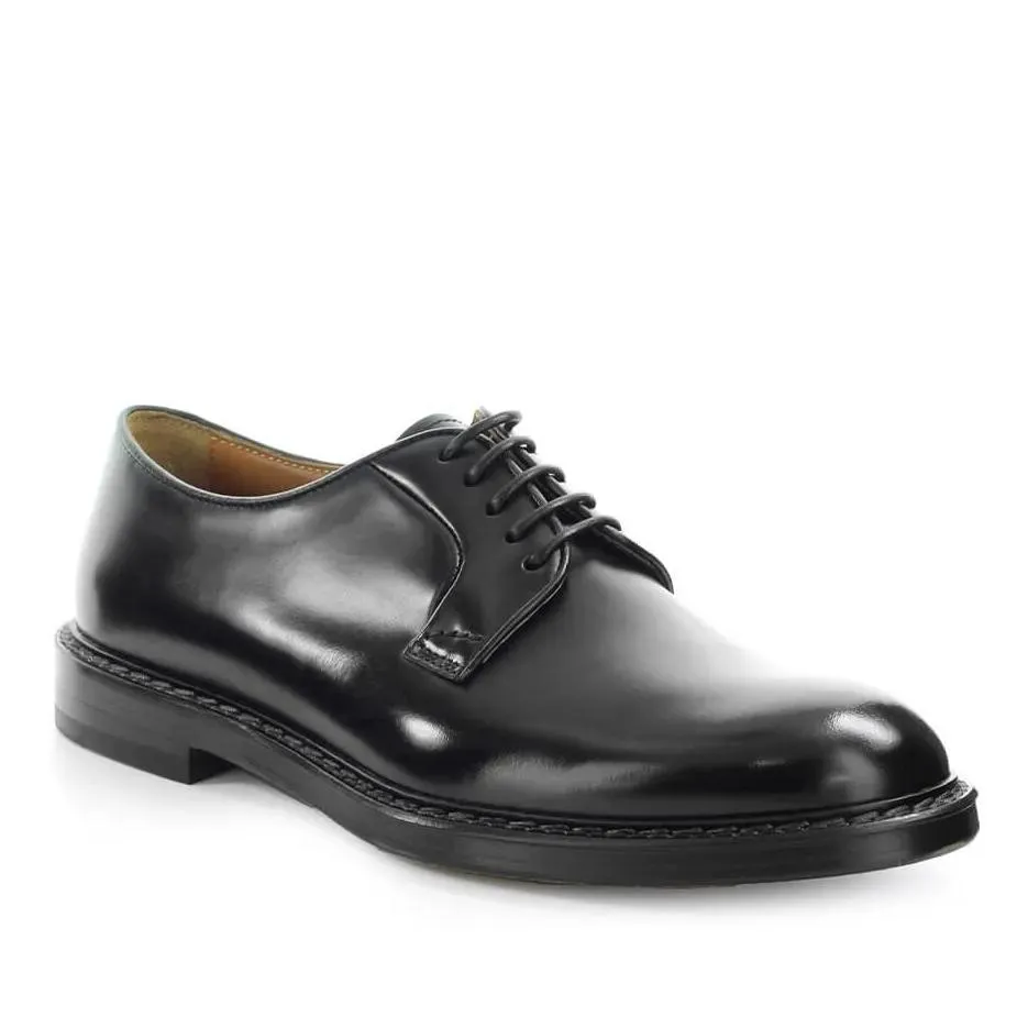 Doucal's DOUCAL'S SCHWARZ LEDER DERBY SCHNÜRSCHUH schwarz 