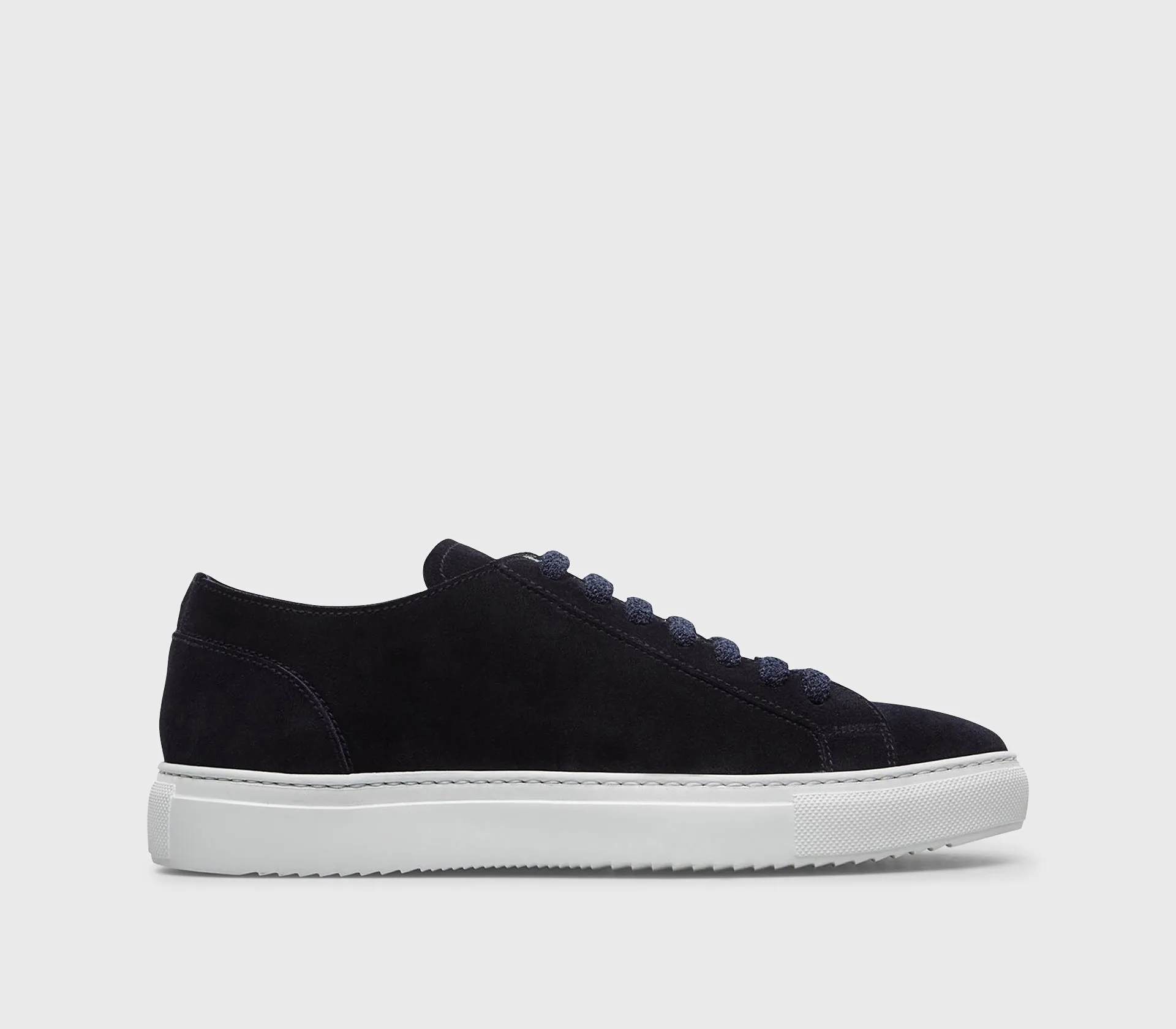 Doucal's Sneaker In Suede Blu