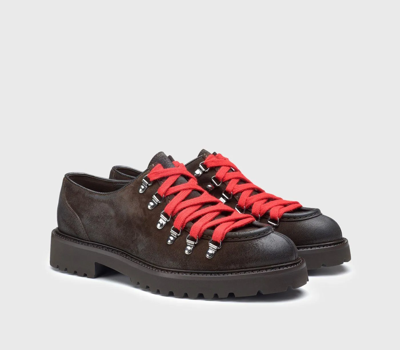 Doucal's  ---------    ------------ scarpe stringata scarpa bordata ganci (gm) commander multicolore