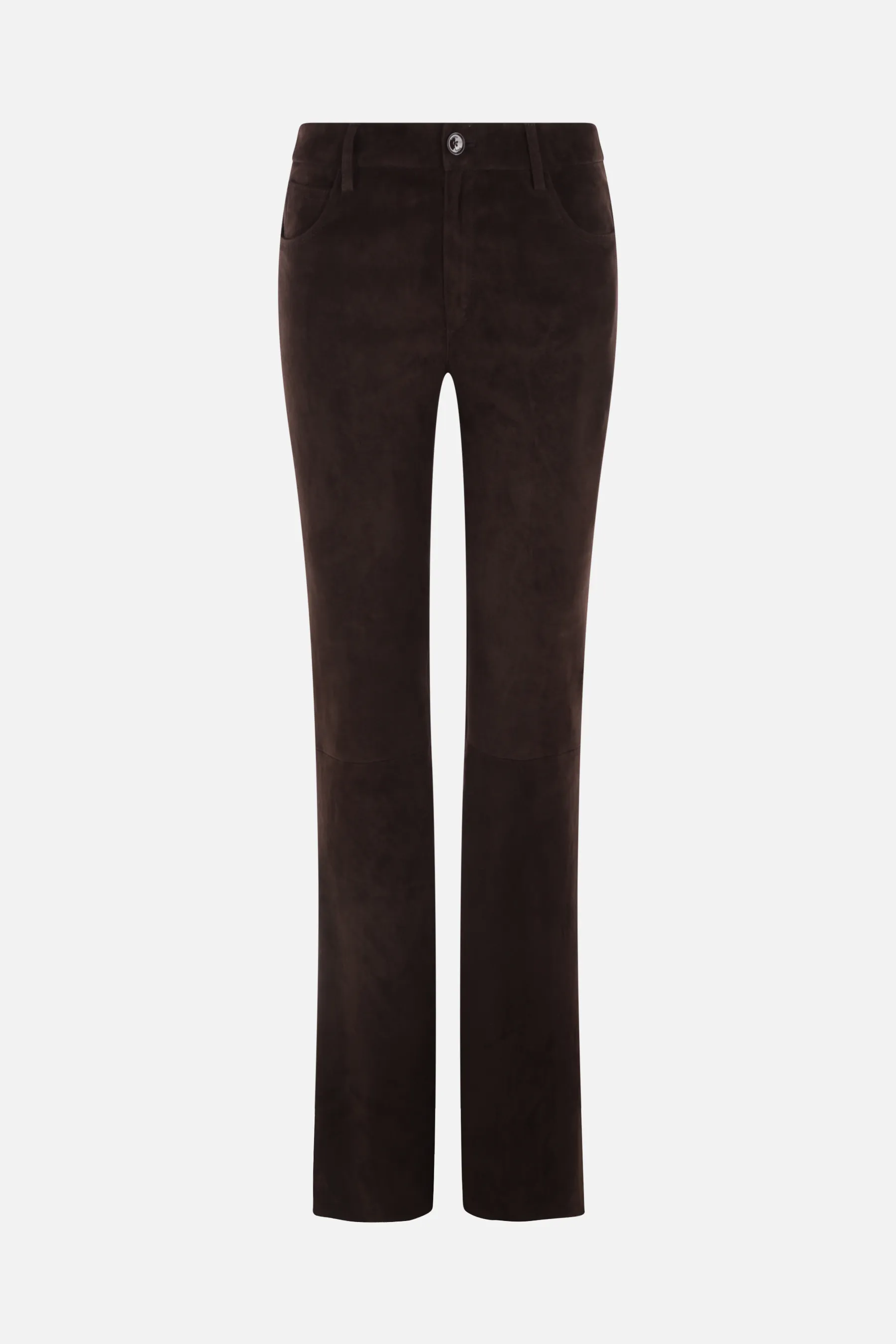  DROME pantalone flare in suede 