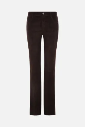  DROME pantalone flare in suede 