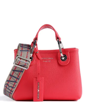  Emporio Armani My EA Borsa a mano pelle sintetica rosso  