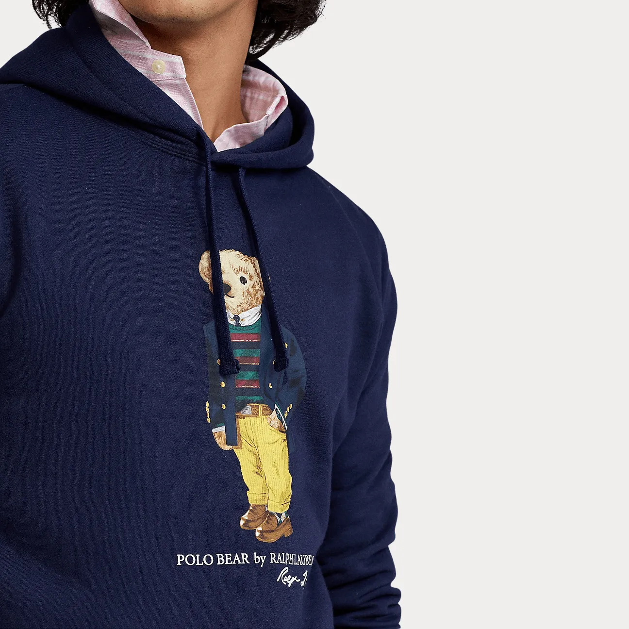 Felpa con Cappuccio Polo Bear Blu