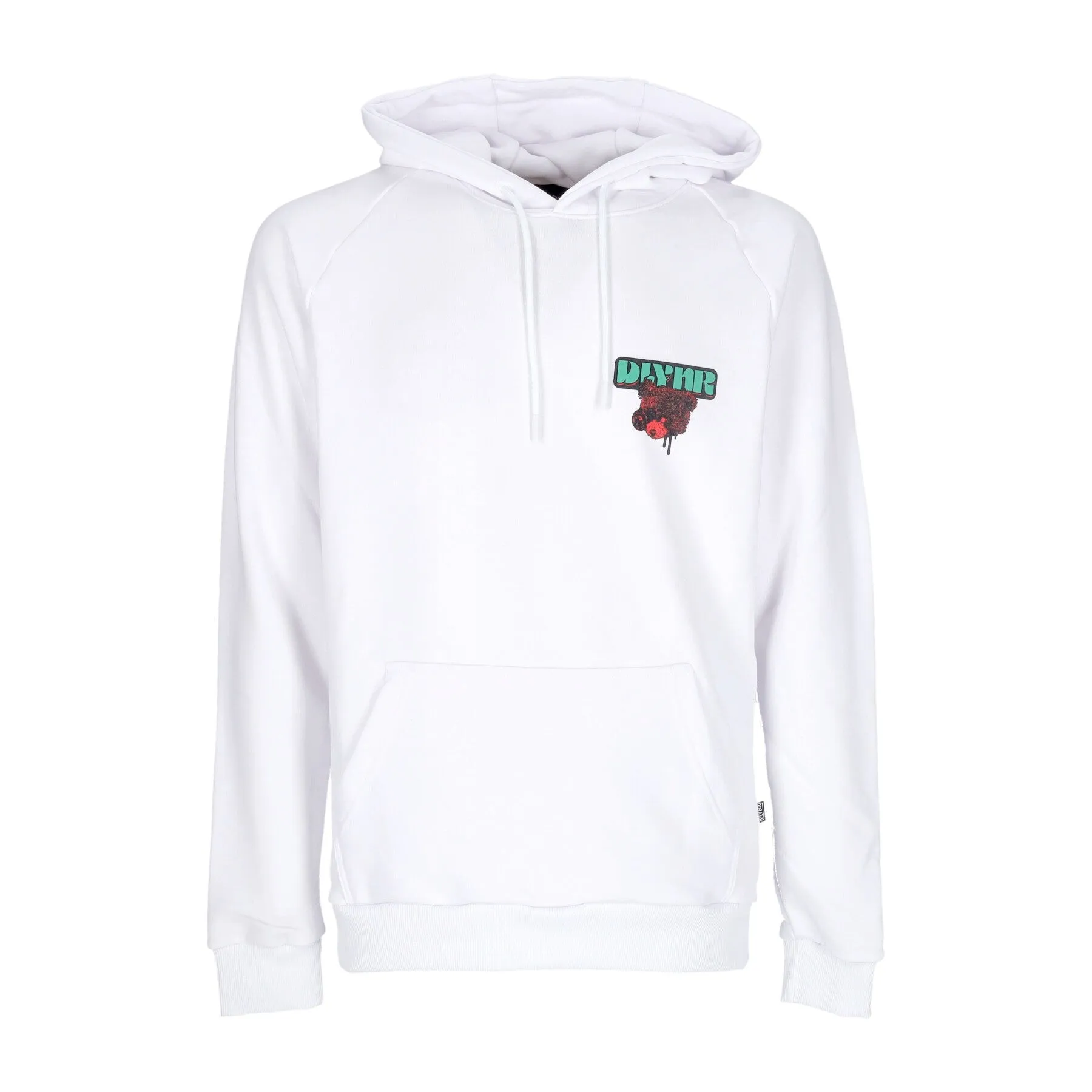 Felpa Leggera Cappuccio Uomo Cy-bear Hoodie White