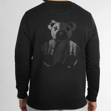 Felpa Teddy Bear Carbon Crewneck Nero