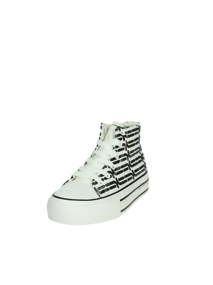 Fornarina  SNEAKERS ALTA BARBI BIANCO/NERO