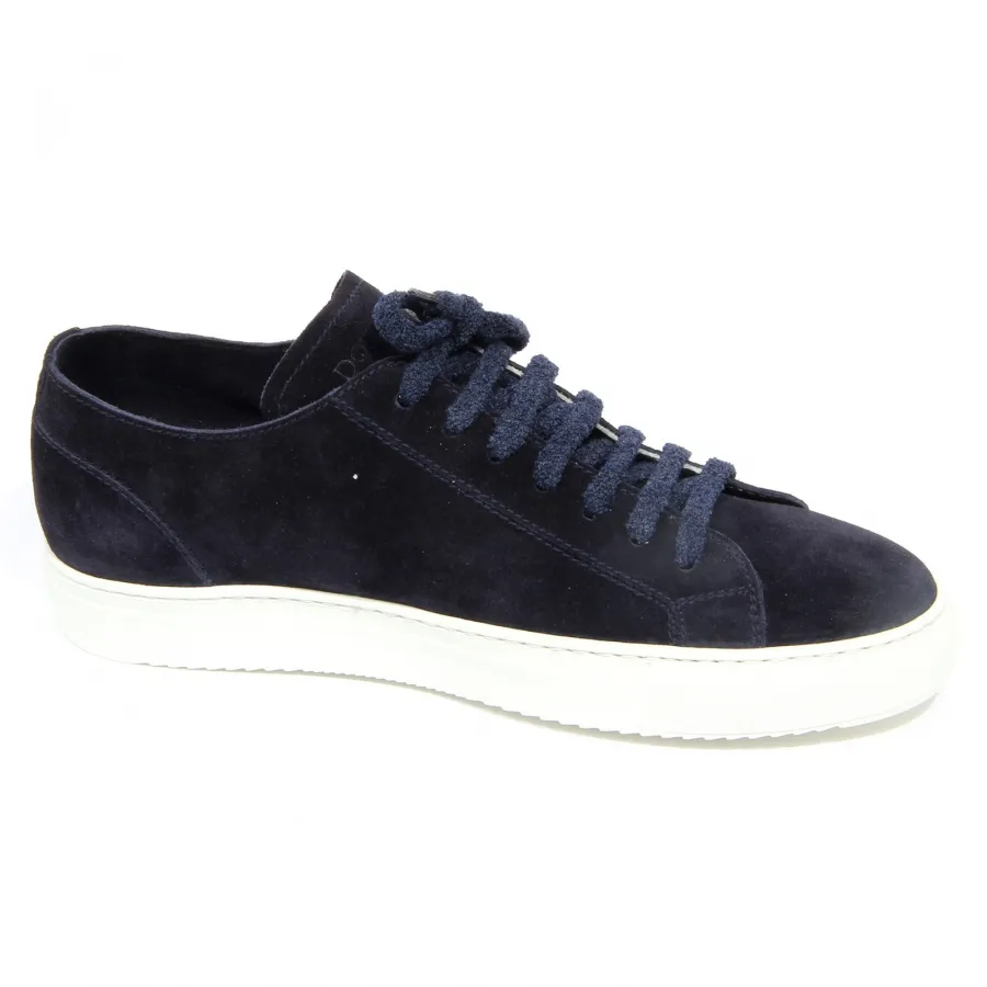 G5044 sneaker uomo DOUCAL'S dark blue suede shoe men