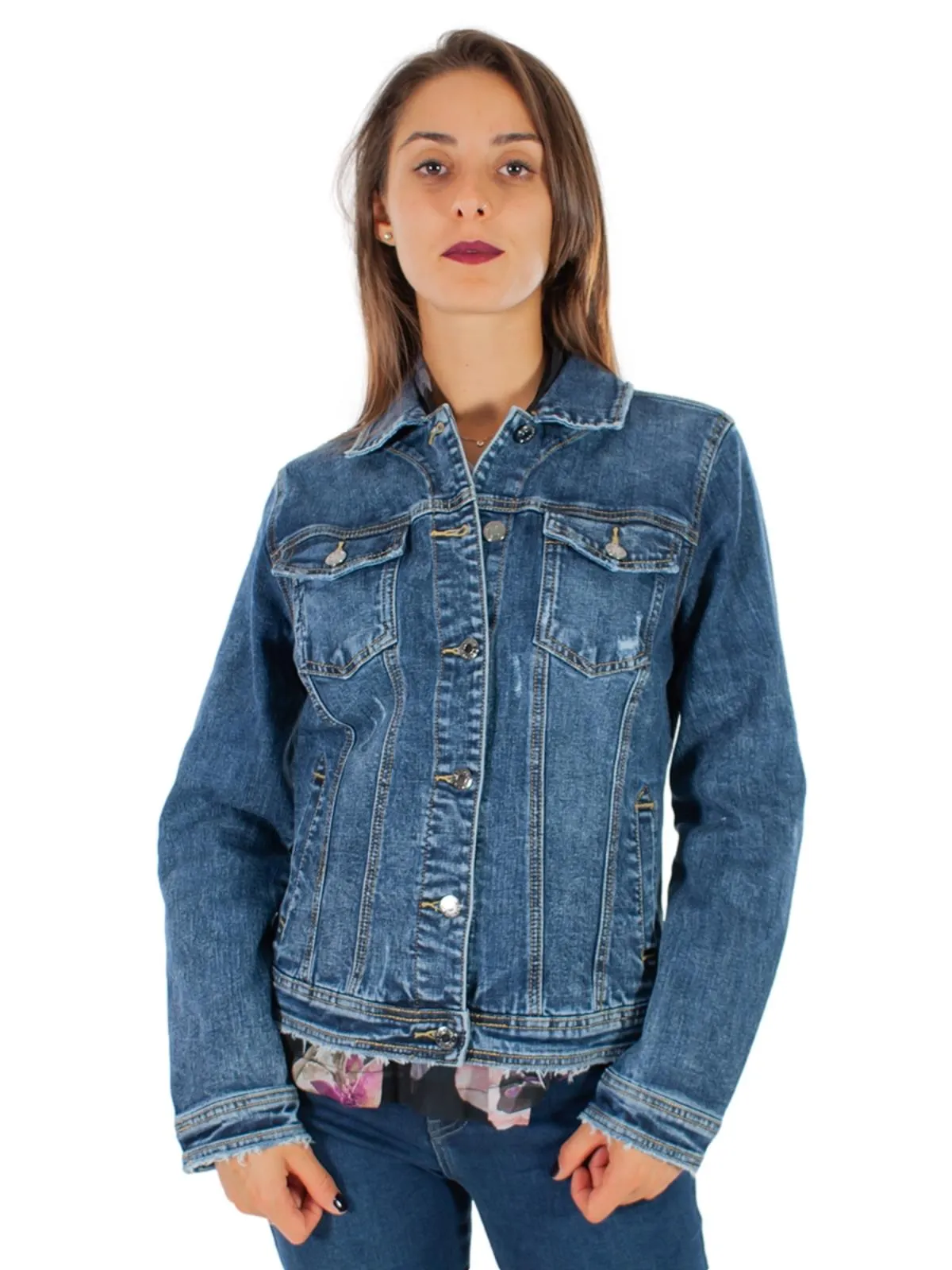 giubbino jeans donna