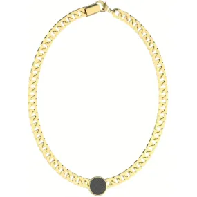 GUESS Collana a catena con centrale in acciaio Guess