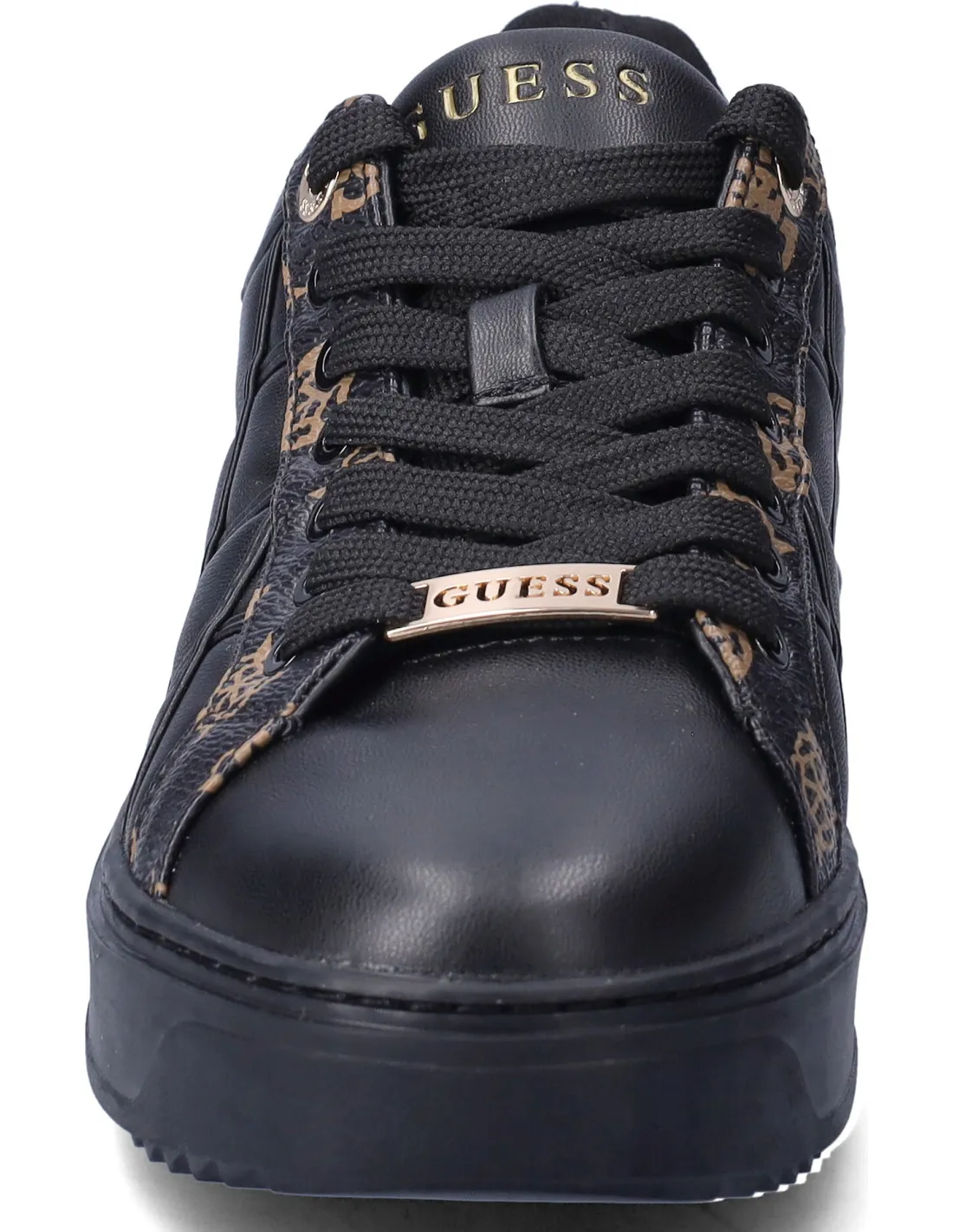 Guess donna sneakers blk-brown