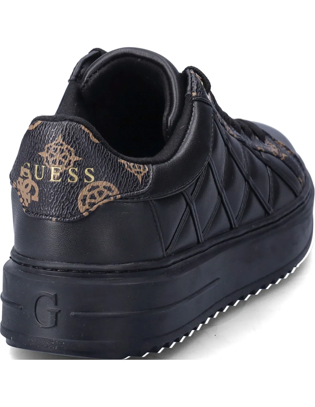 Guess donna sneakers blk-brown