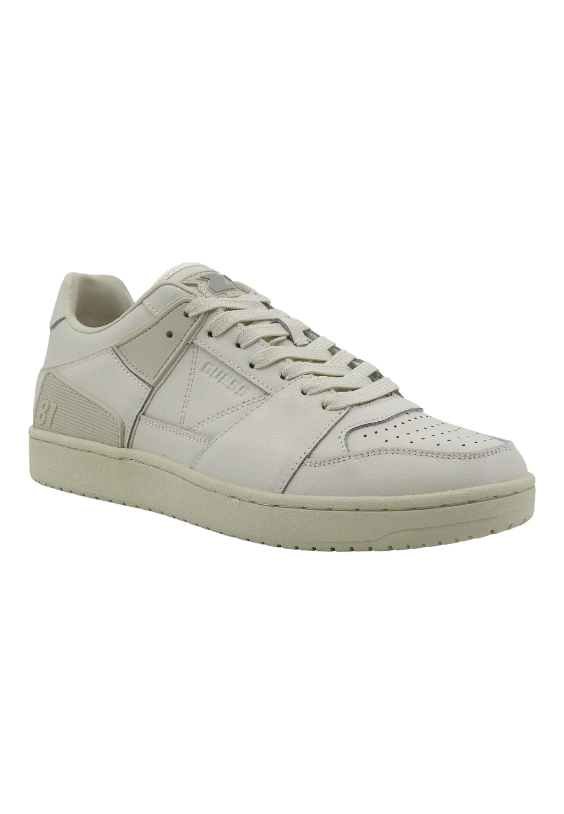 GUESS Sneaker Basket Low Sneaker Uomo White FMJSAMELE12