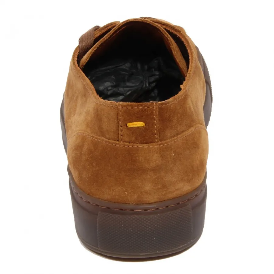 H1522 sneaker uomo DOUCAL'S man KOBEUF suede shoe brown