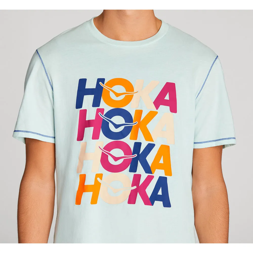 HOKA Men All-Day Tee - Blue Glass / Bluing