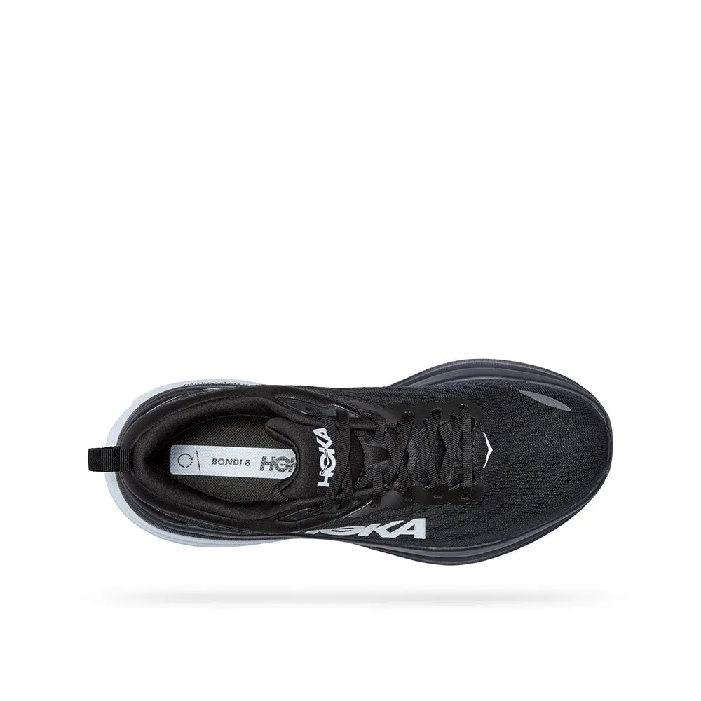 HOKA Men Bondi 8 Wide - Black / White