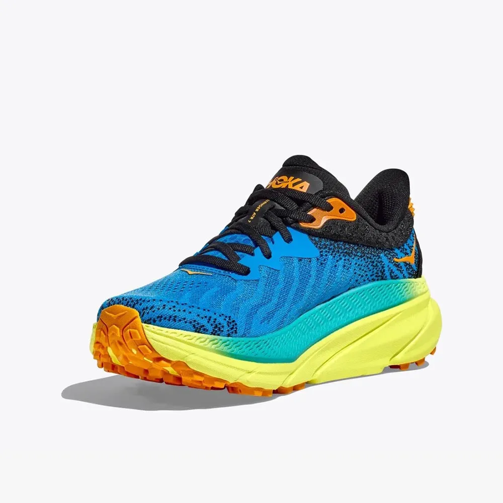 HOKA Men Challenger 7 Wide - Diva Blue / Evening Primrose