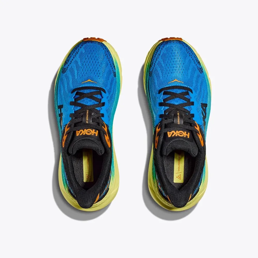 HOKA Men Challenger 7 Wide - Diva Blue / Evening Primrose