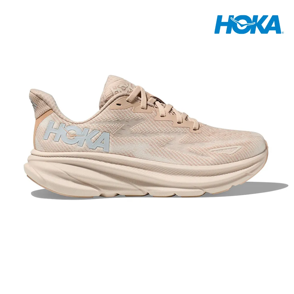 HOKA Men Clifton 9 - Shifting Sand / Eggnog