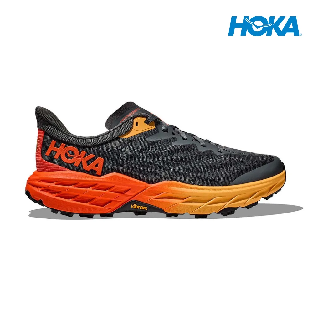 HOKA Men Speedgoat 5 Wide - Castlerock / Flame