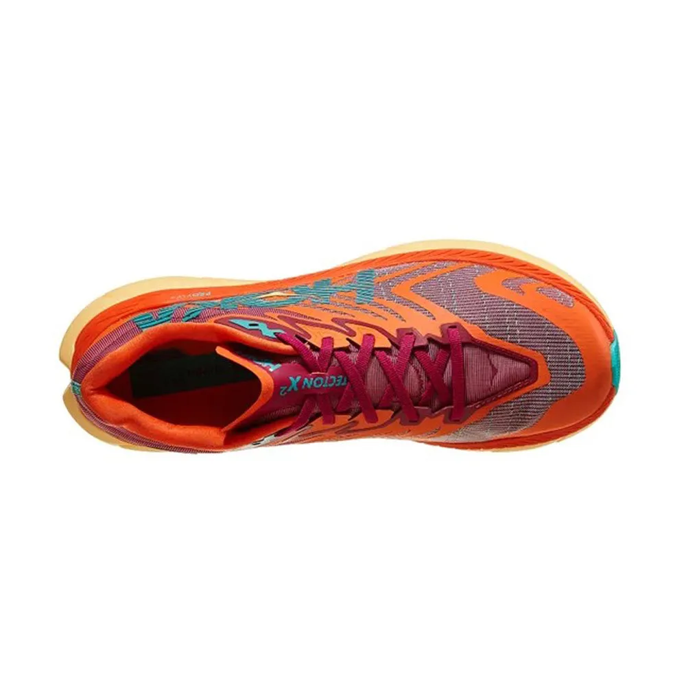 HOKA Men Tecton X 2 - Cherrie Jubilee / Flame