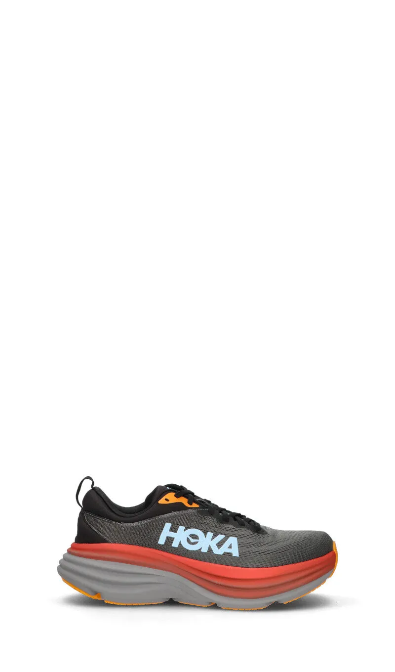 HOKA ONE ONE Sneaker uomo grigia/nera/arancione