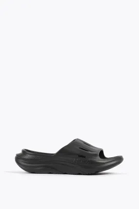 HOKA ORA RECOVERY SLIDE 3 BLACK