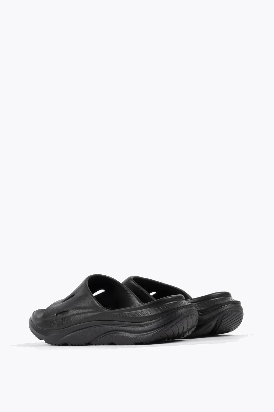 HOKA ORA RECOVERY SLIDE 3 BLACK