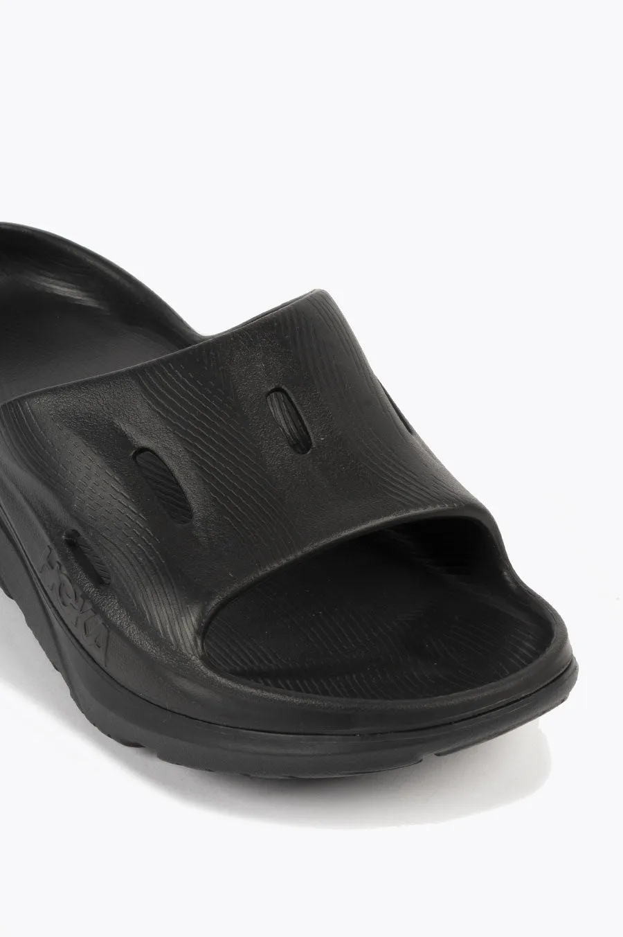 HOKA ORA RECOVERY SLIDE 3 BLACK