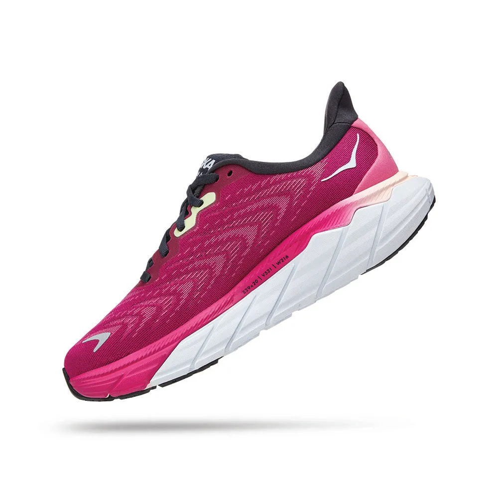 HOKA Women Arahi 6 Wide - Festival Fuchsia / Ibis Rose