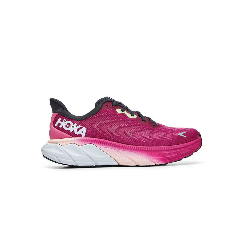 HOKA Women Arahi 6 Wide - Festival Fuchsia / Ibis Rose