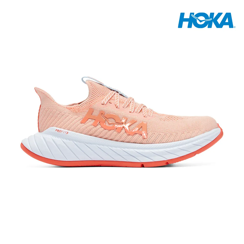 HOKA Women Carbon X 3 Wide - Peach Parfait / Summer Song