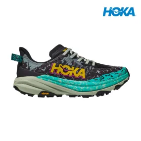 HOKA Women Speedgoat 6 - Black / Aloe Vera