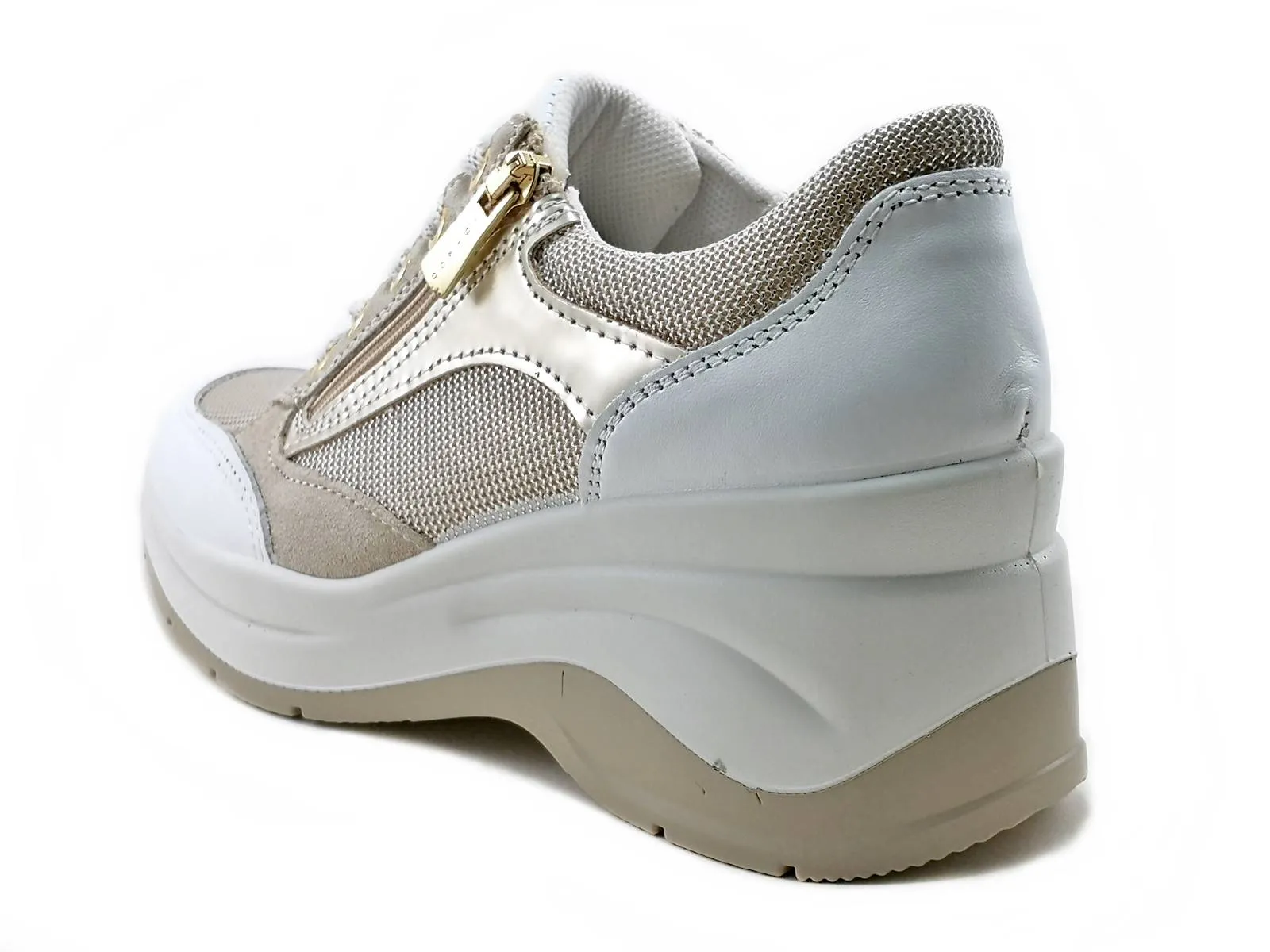 Igi & Co  ---------    ------------Sneakers con zeppa alta - Beige