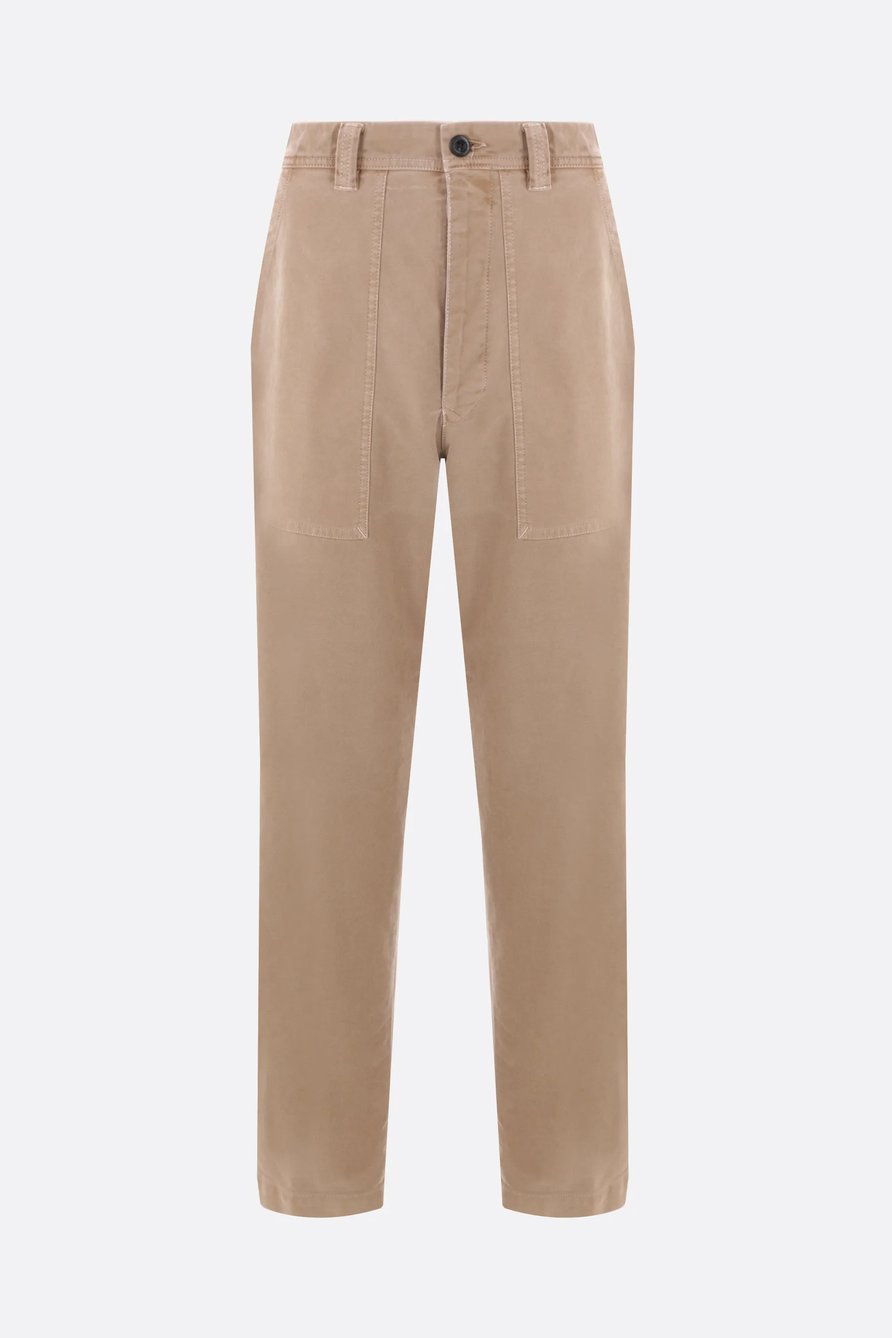  INCOTEX pantalone regular-fit in cotone stretch 