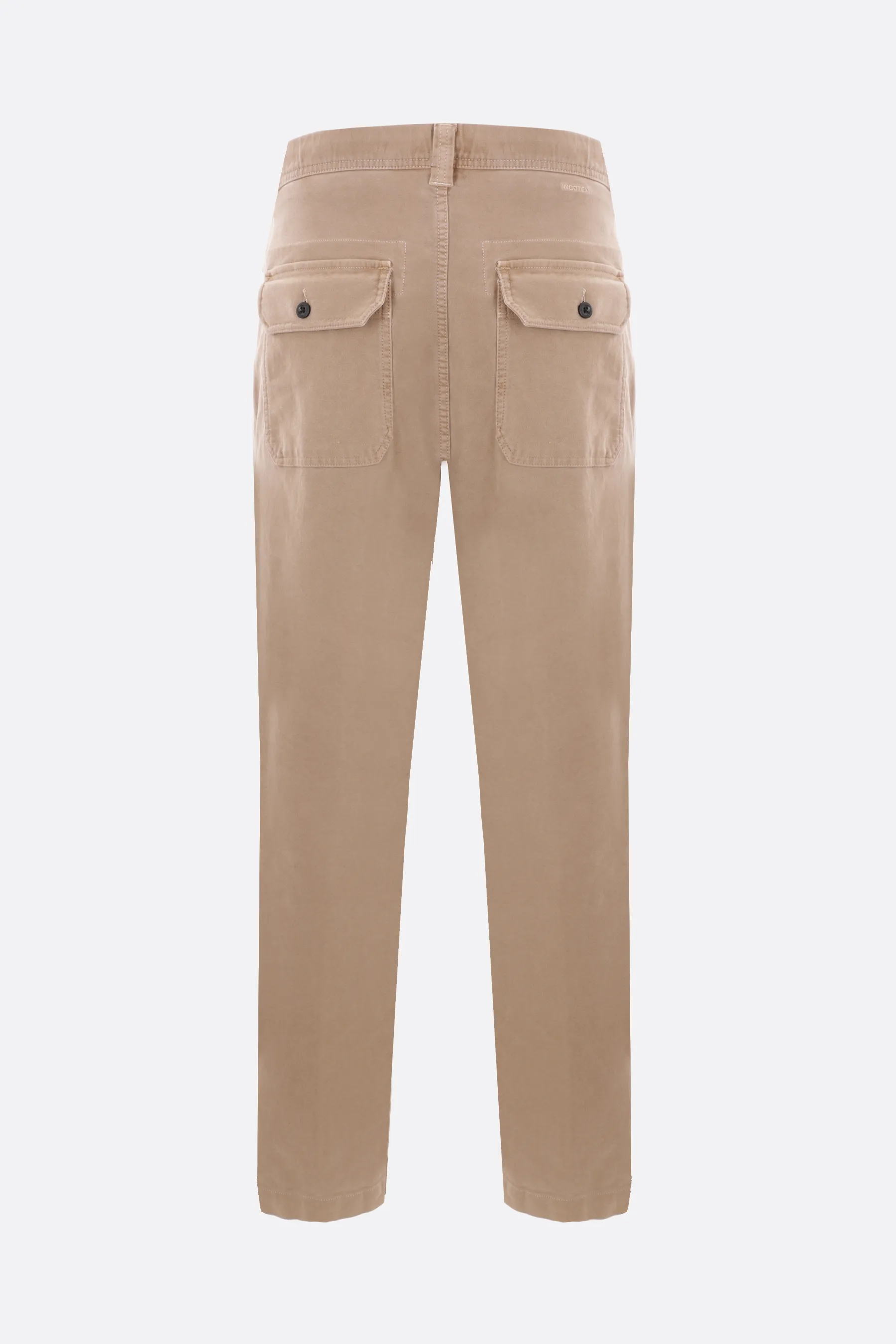  INCOTEX pantalone regular-fit in cotone stretch 