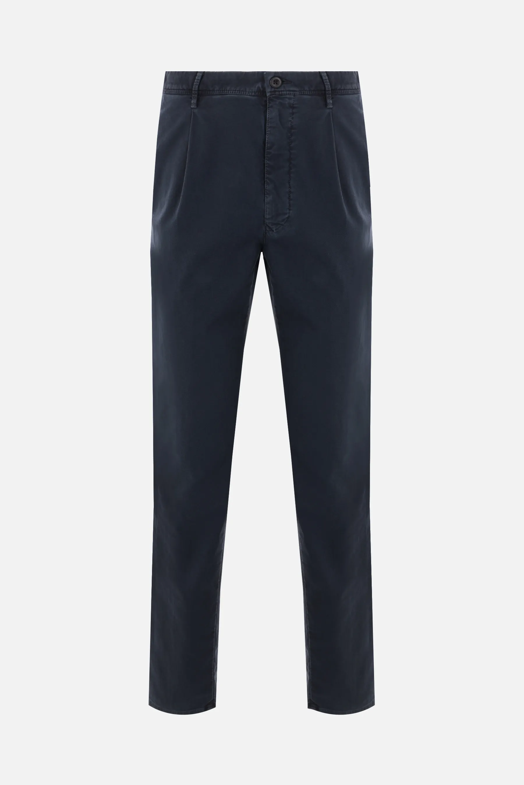  INCOTEX pantalone tapered-fit in gabardine 